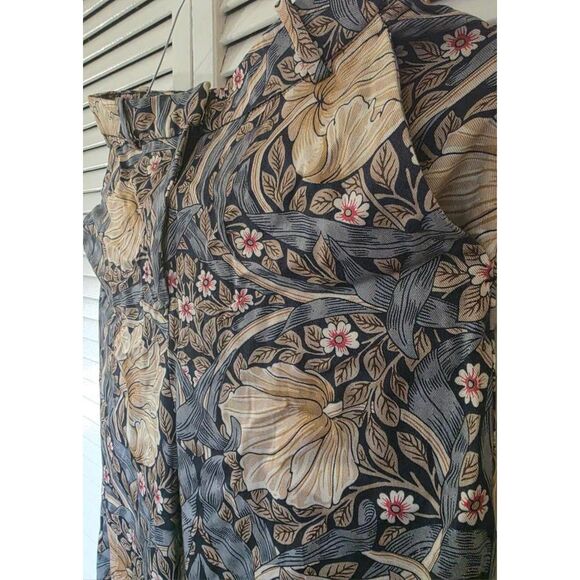 Morris & Co. x H&M Women’s Floral Pants Size 6 Arts & Crafts Inspired Print - Picture 9 of 11